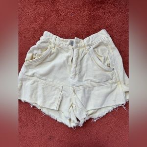 Urban outfitters BDG yellow cargo shorts